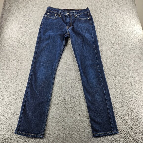 Levis 511 Jeans Mens 30x32 Blue Slim Fit Stretch Denim Mid Rise Pants - Picture 1 of 16